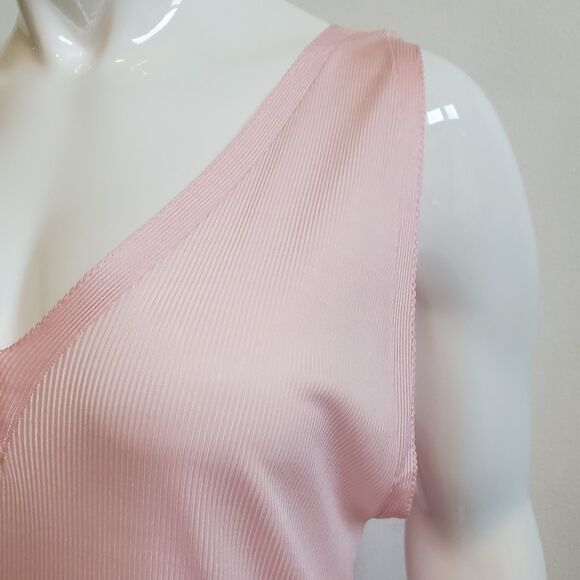 Vintage 1940s Rogers Run Proof Pink Slip Dress - Picture 4 of 9